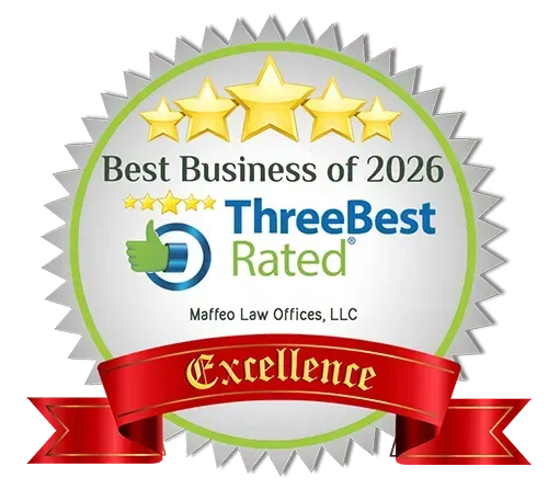 A three best rated logo with a thumbs up.