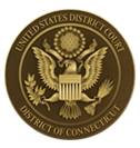 The seal of the united states district court district of connecticut.