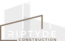 Riptyde Home Construction Logo - orng-wht