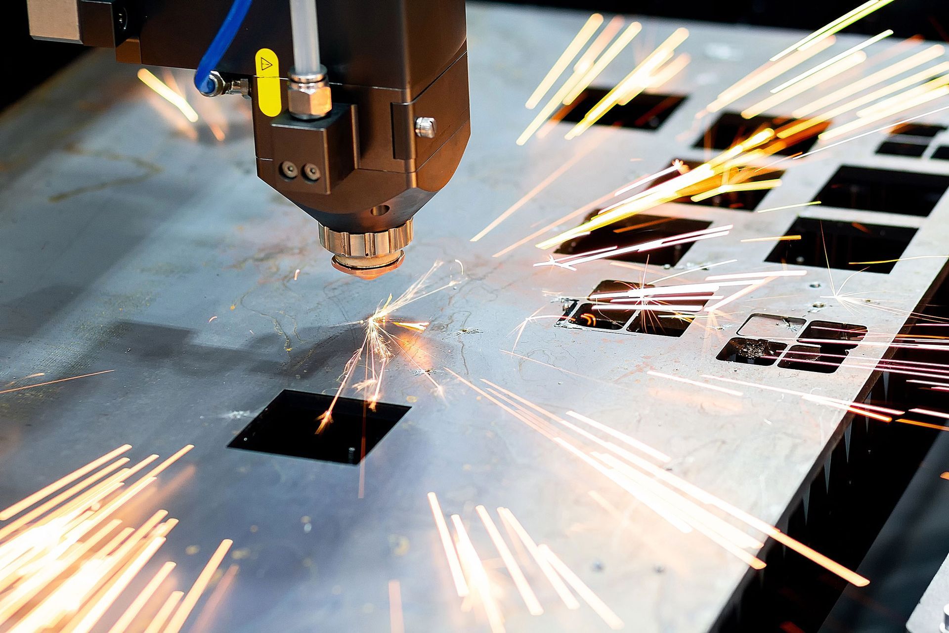 lavorazione di un componente metallico