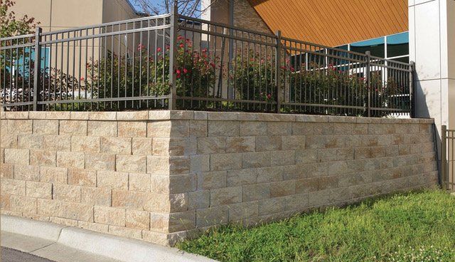 Retaining walls commercial project