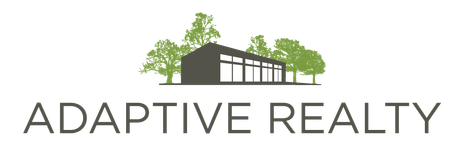 A logo for a real estate company called adaptive realty