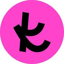 Black stylized letter 