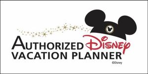 authorized disney vacation planner The logo for the authorized disney vacation planner