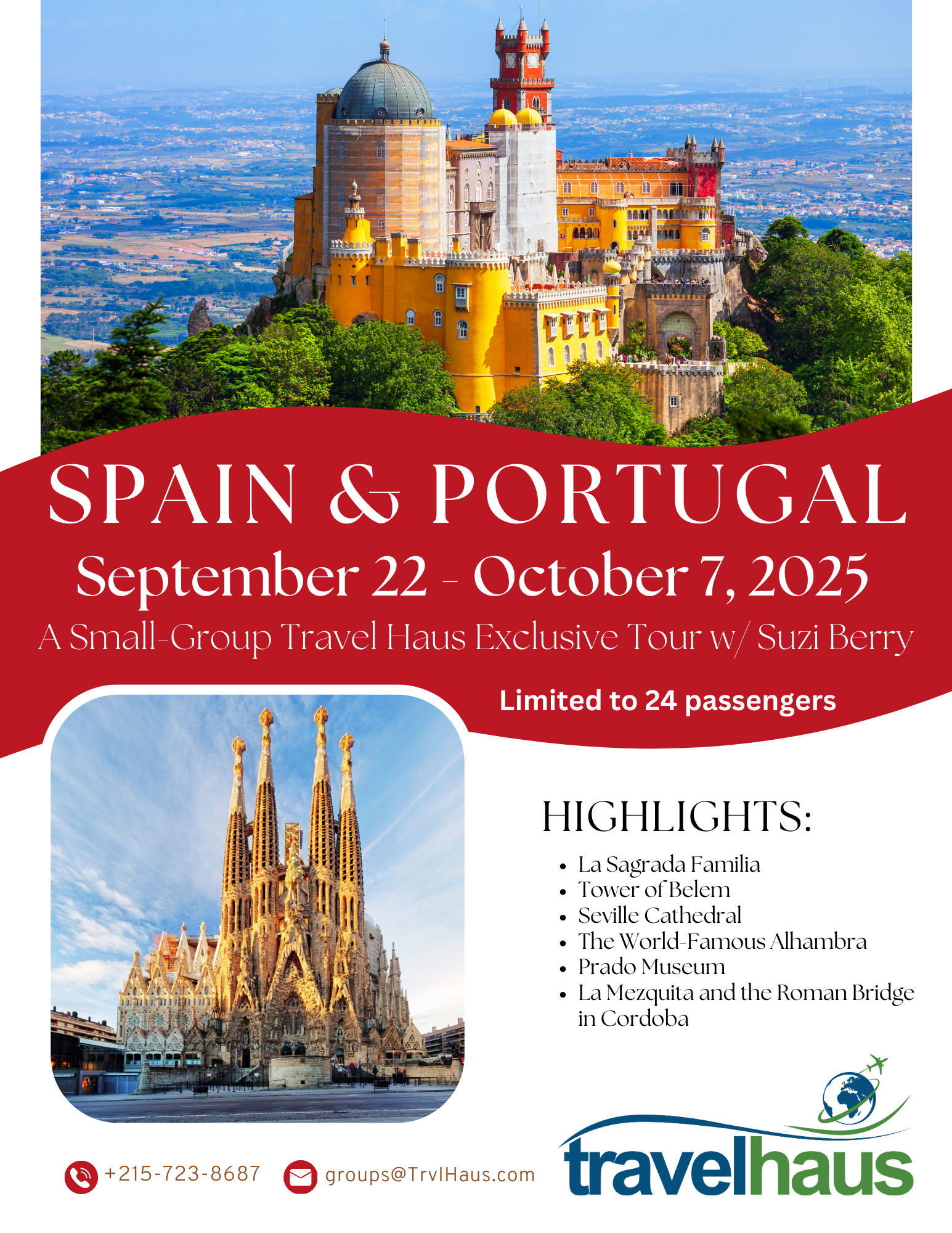 2025 Spain & Portugal flyer