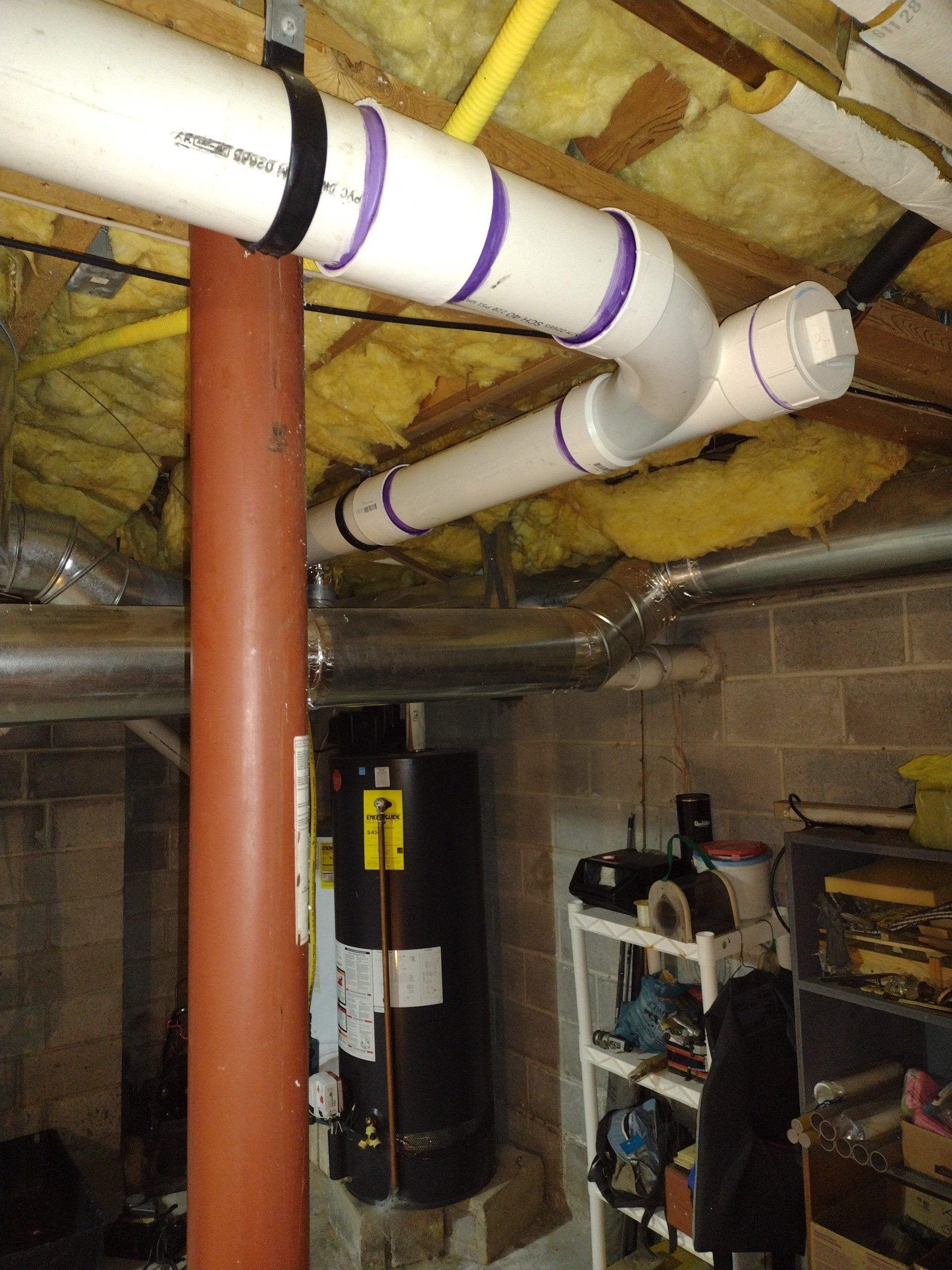 After - Main Waste Line Leak Repaired