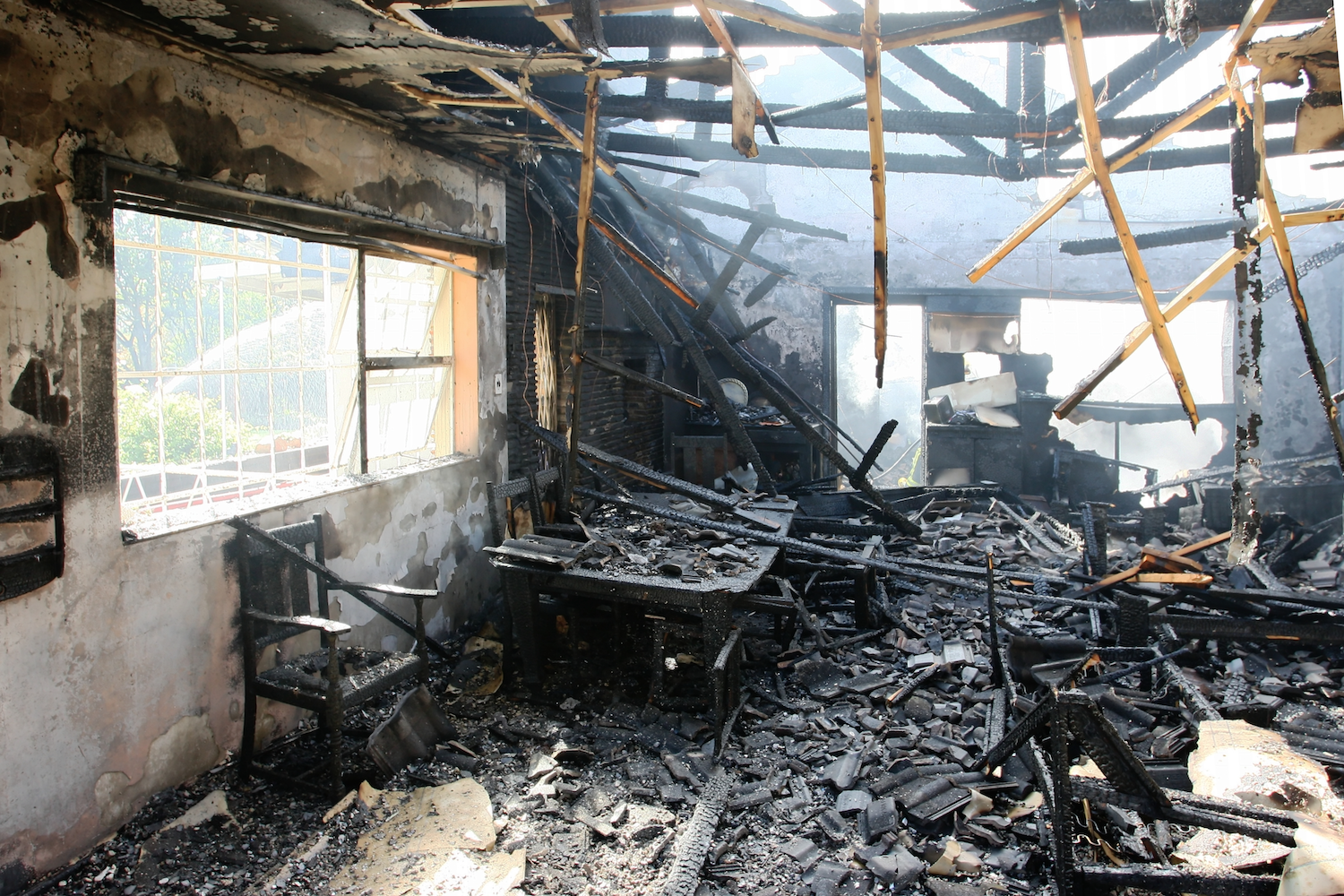 fire restoration raleigh before pic