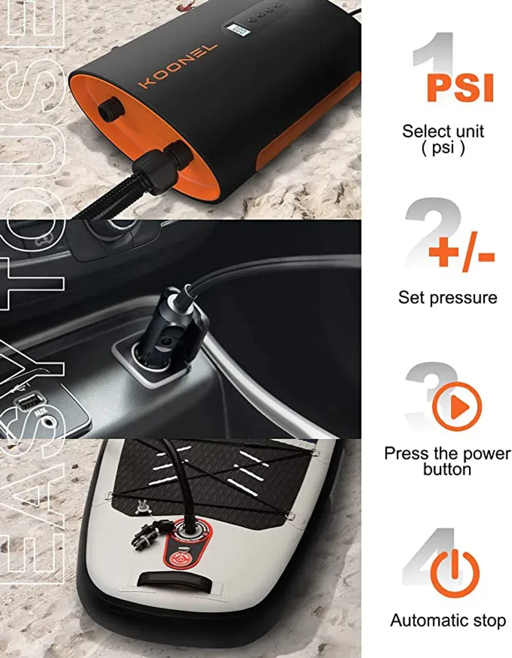 A picture of a paddle board with instructions on how to use it