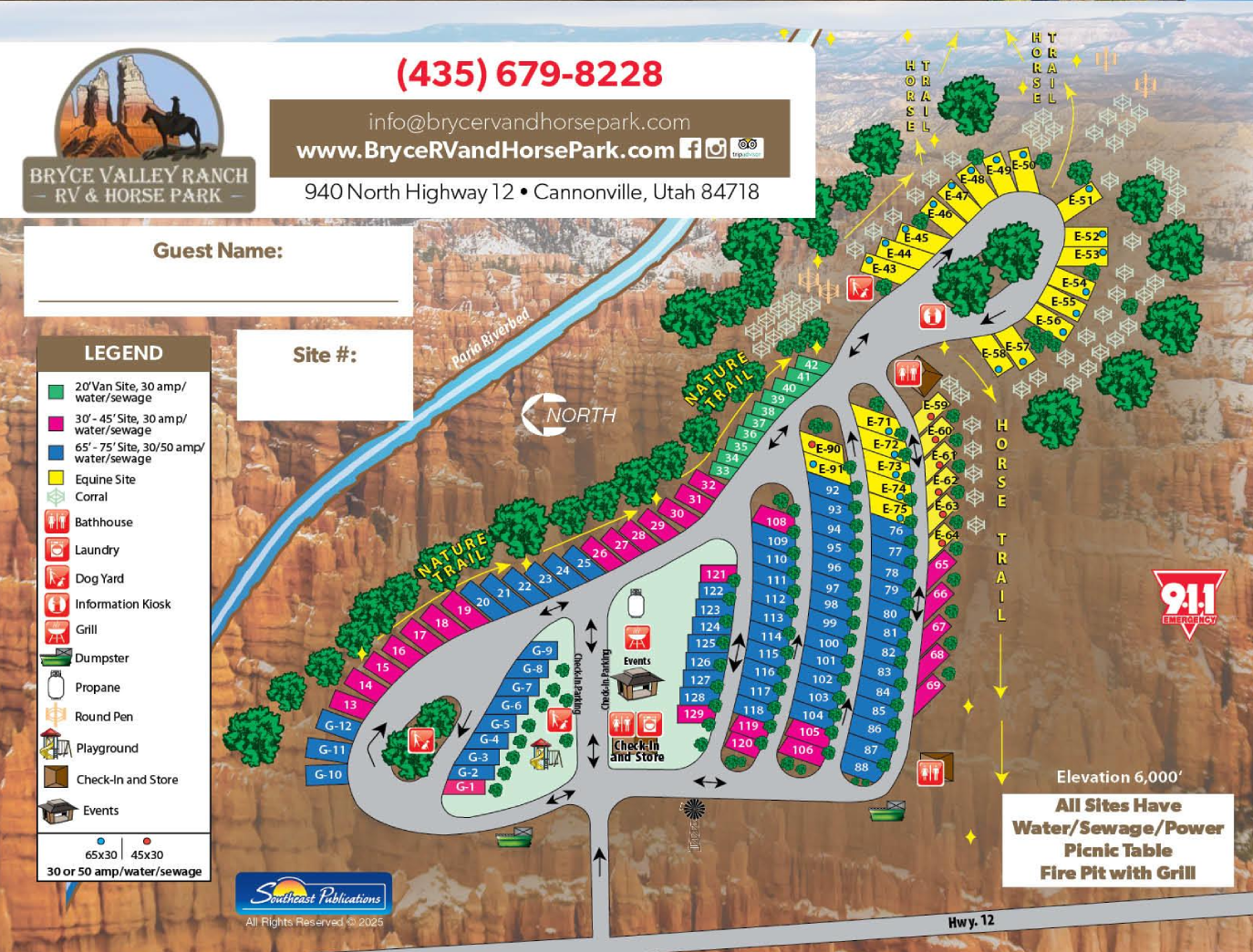 RV Sites | Bryce Valley Ranch RV and Horse Park