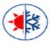 Stylized red and blue letter A logo on a white background