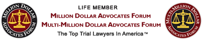 Logos of the Million Dollar Advocates Forum, including