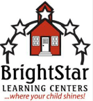 A yellow sign for brightstar learning centers