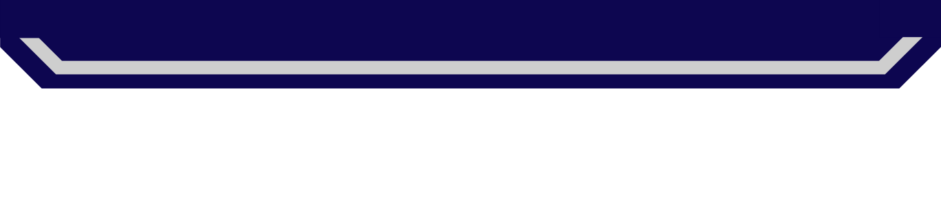 A blue box with a white stripe on the bottom on a white background.