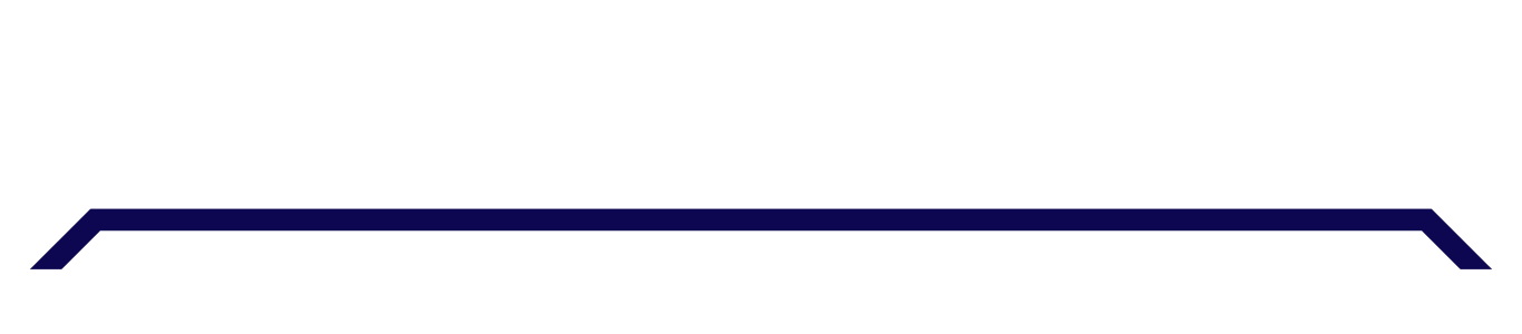 A blue rectangle with a shadow on a white background.