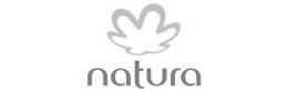 Um logotipo preto e branco para natura com uma flor