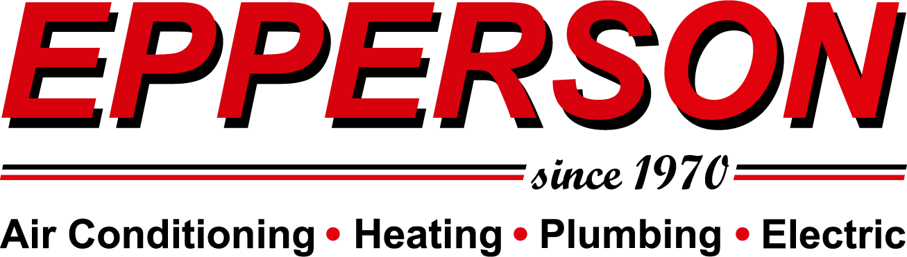 The prominent Epperson Inc. logo featuring red capital letters with black shadowing behind it