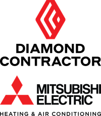 Diamond Contractor Mitsubishi Electric Logo Lock Up