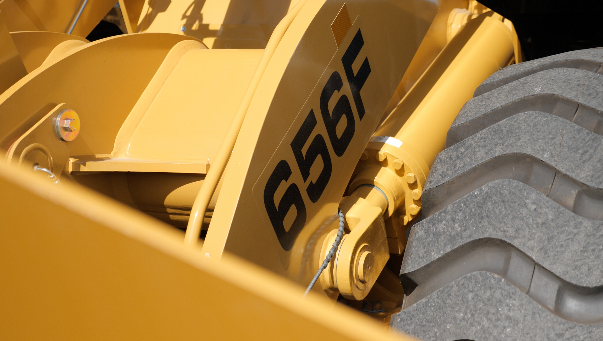 industrial excavator and loader machine