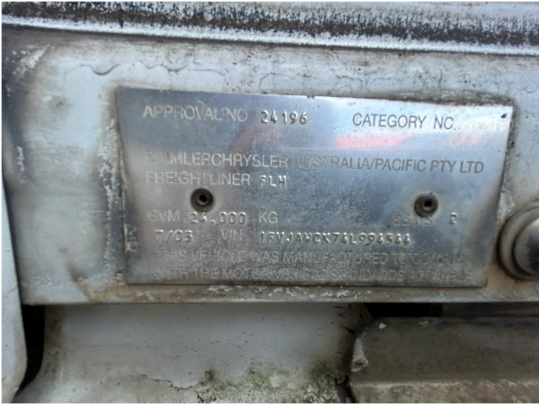 TRUCK & TRAILER FOR SALE! 2003 AGROSY DETROIT
