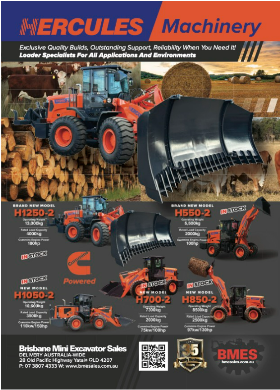 HERCULES H1250-2 Loader 12T Gen 3 for Sale