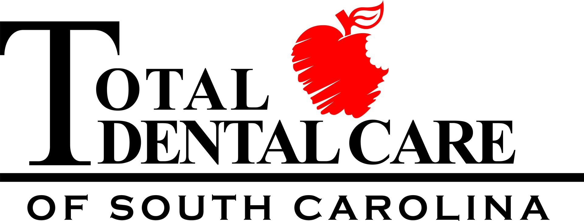 Total Dental Care of South Carolina Logo | Dentist In Columbia, South Carolina | Apple In Logo