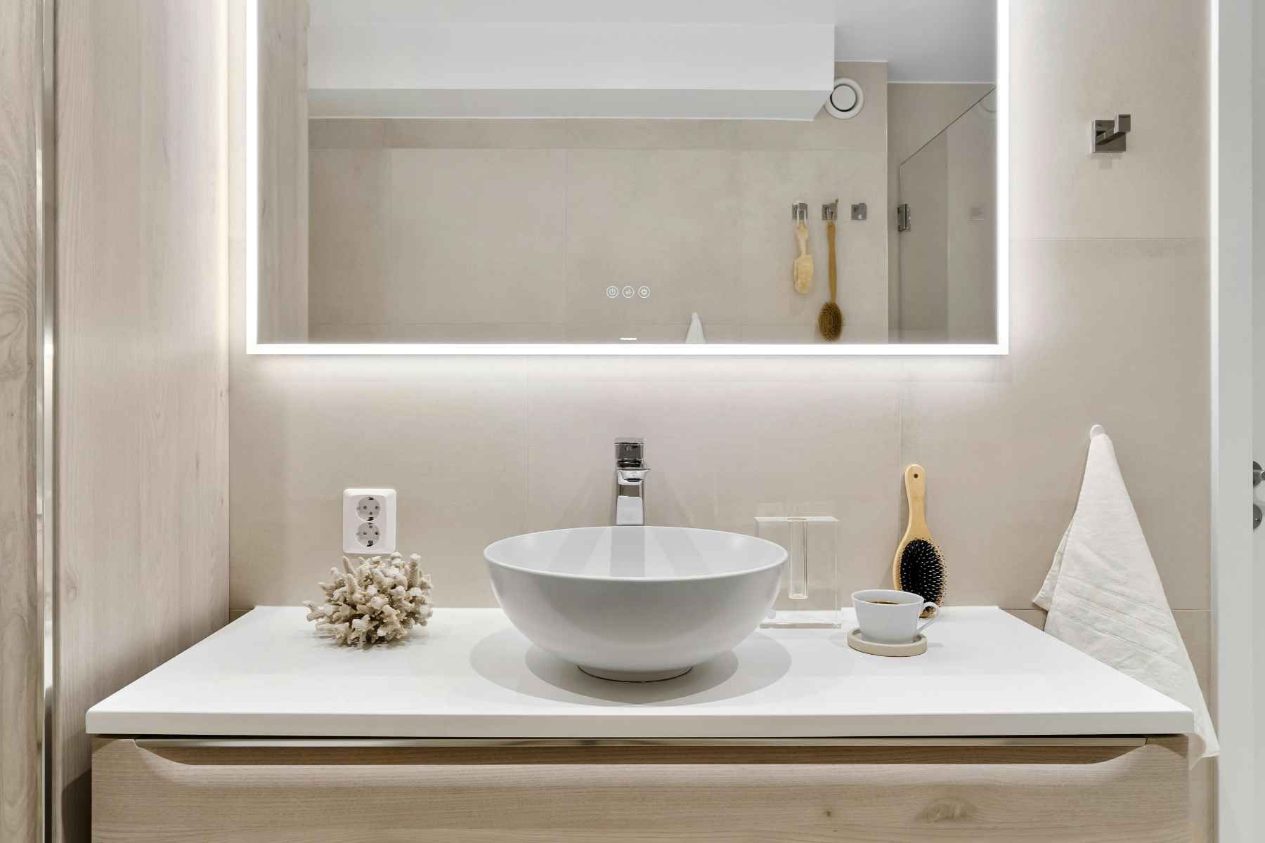 lighting and mirrors