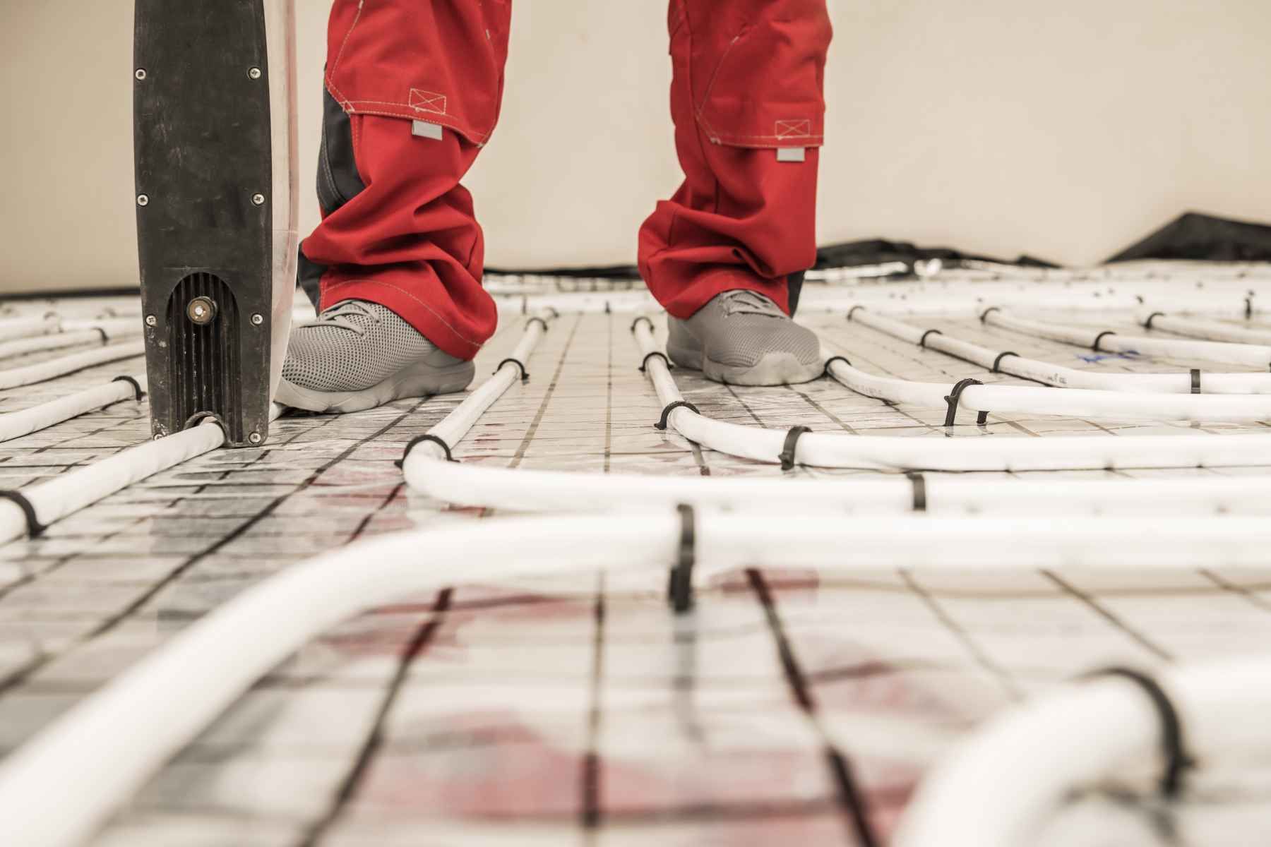 bedroom heated floor