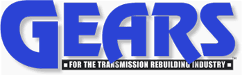 Blue GEARS logo with the tagline “for the transmission rebuilding industry”