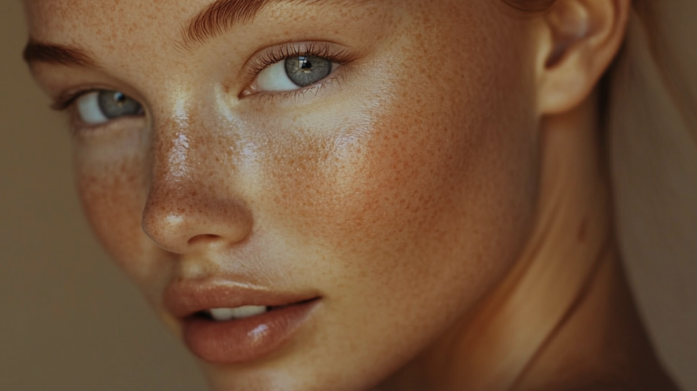 young woman chemical peel treatment