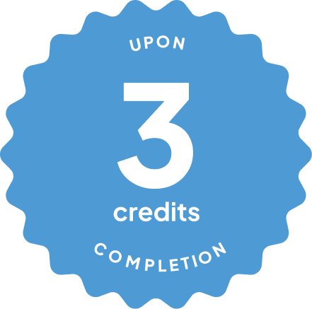 Badge: 4 Credits Upon Completion