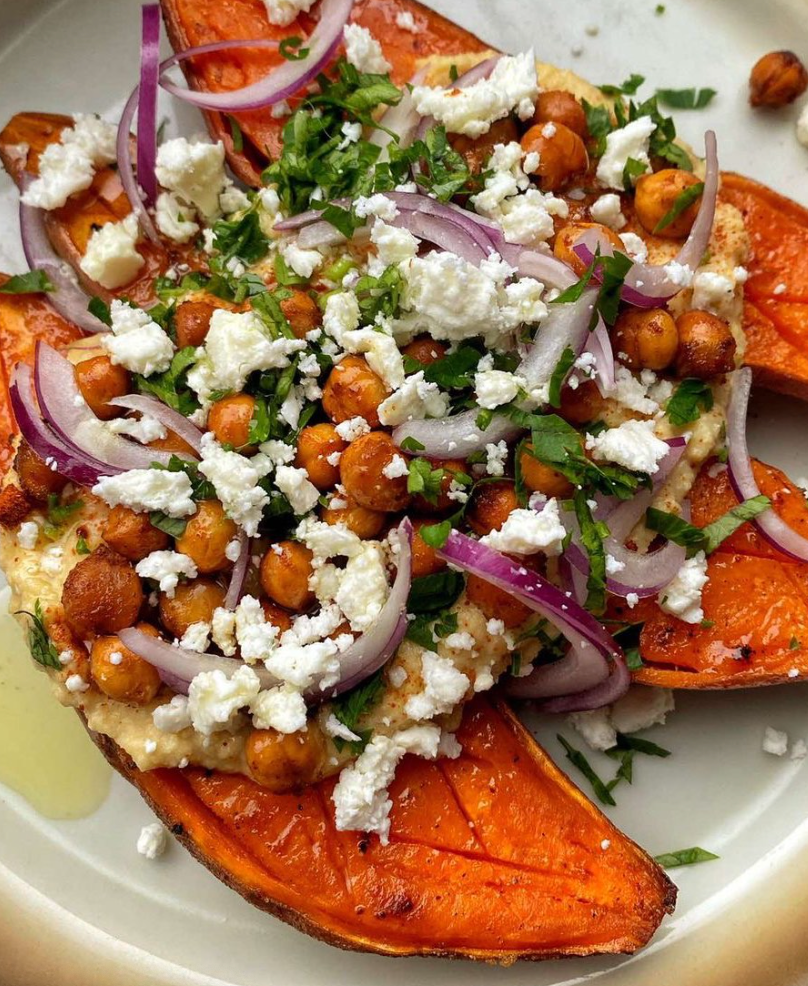Edens Landing Mullumbimby Recipe for a Vegetarian Snack or Meal Using Sweet Potato