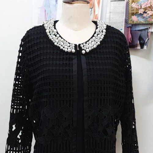 Black Dress with Silver Sequences — Sydney, NSW — The Clothing Alteration Centre Black Dress with Silver Sequences — Sydney, NSW — The Clothing Alteration Centre