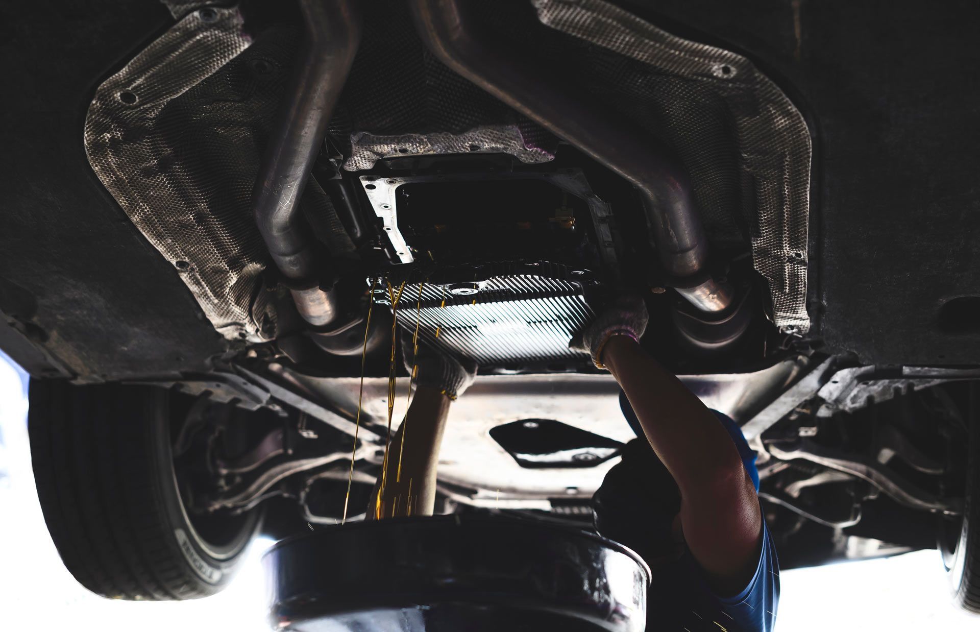 Removing Transmission Fluid