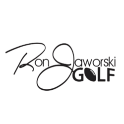 Bon Jaworski Golf logo in black script text on a white background