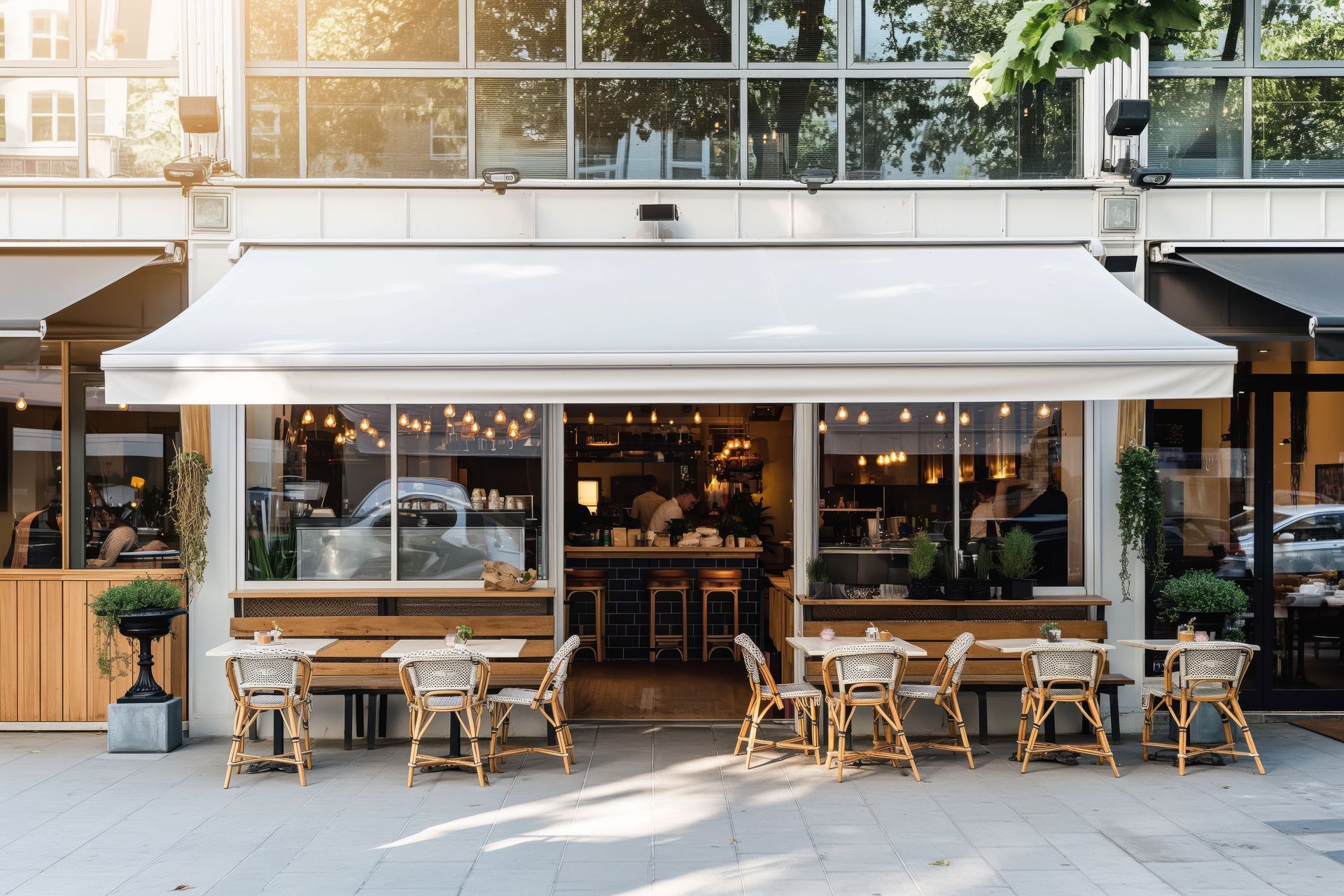 awnings improve buying behavior
