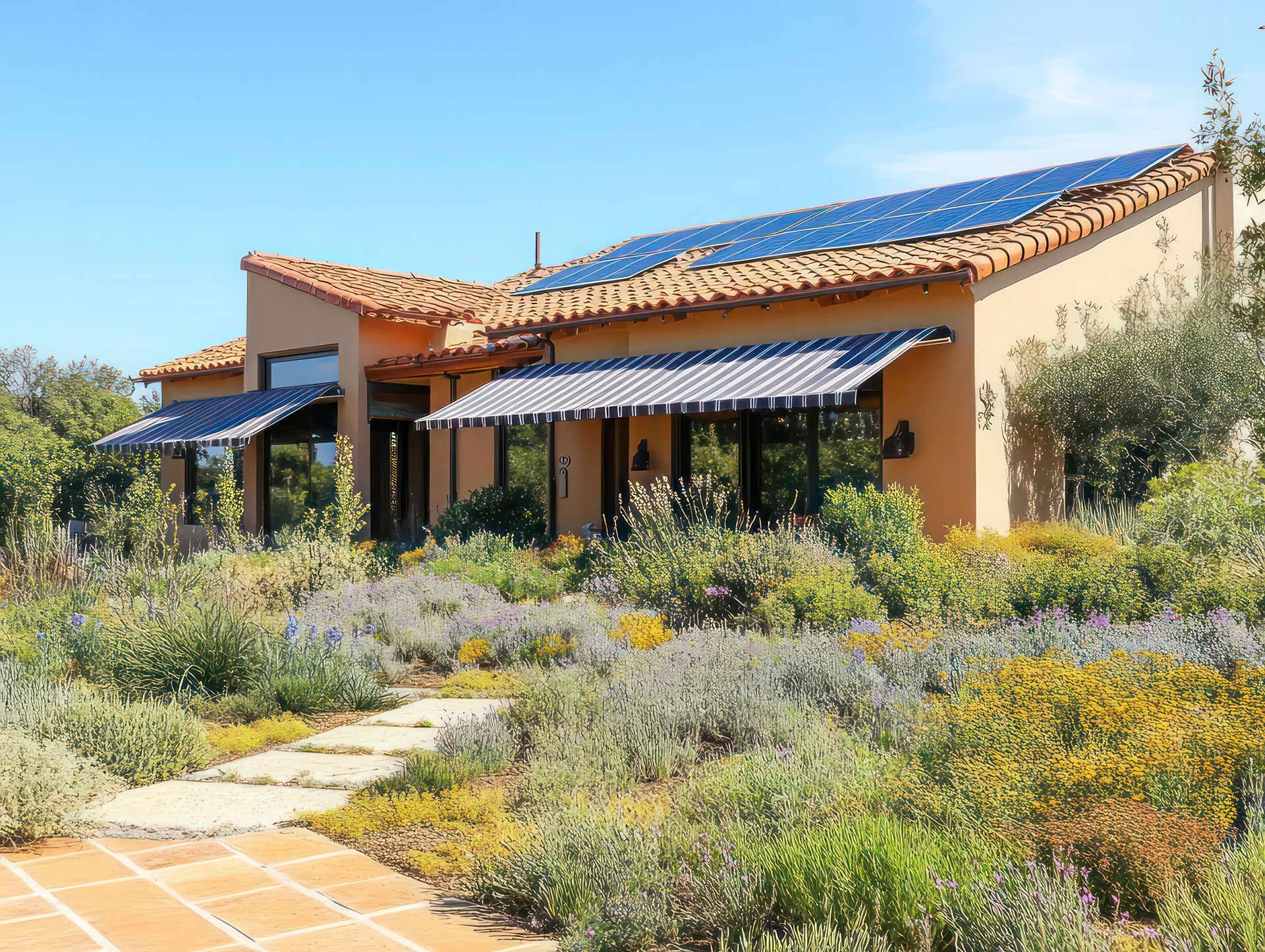 awnings increase curb appeal