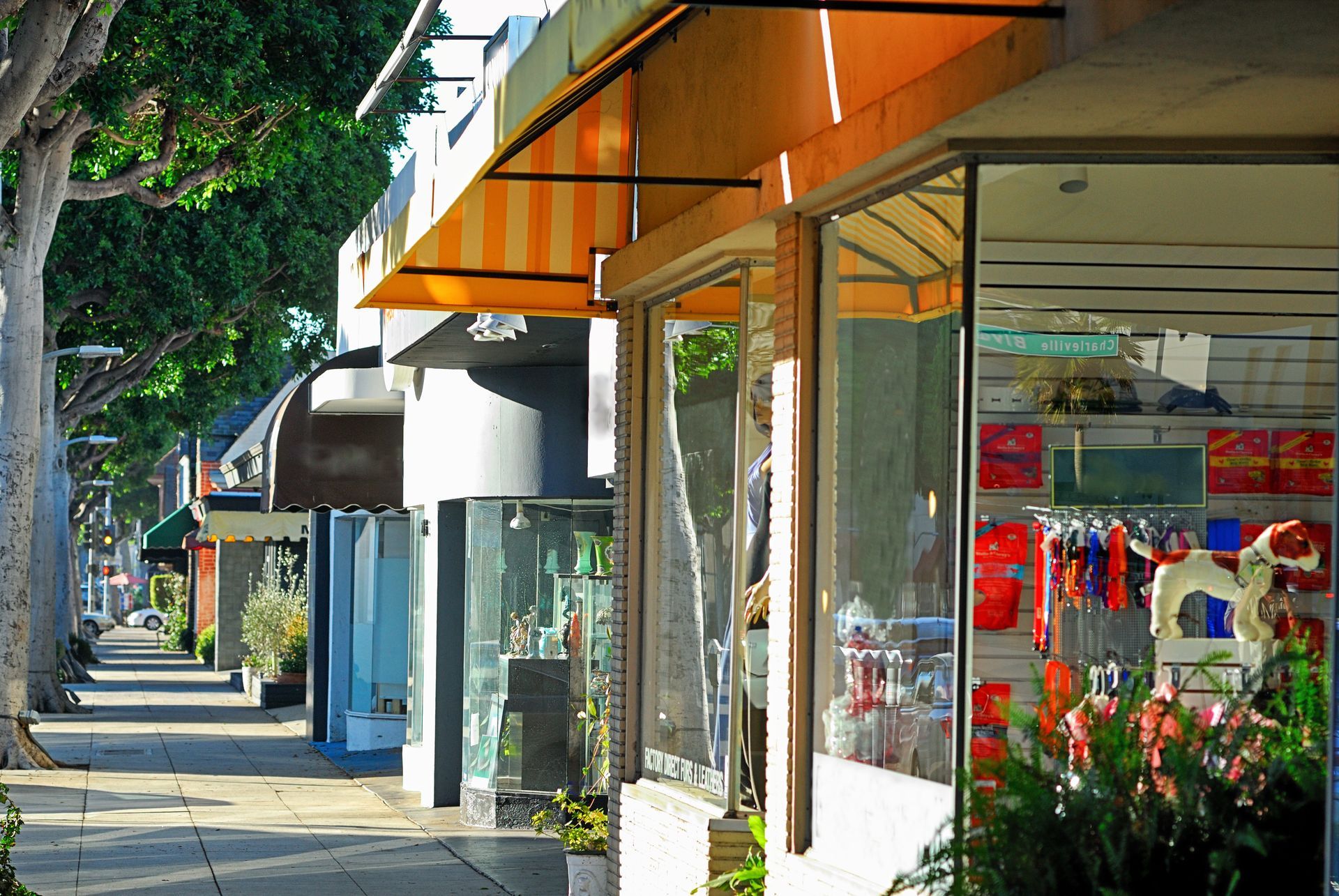 buildings with awnings