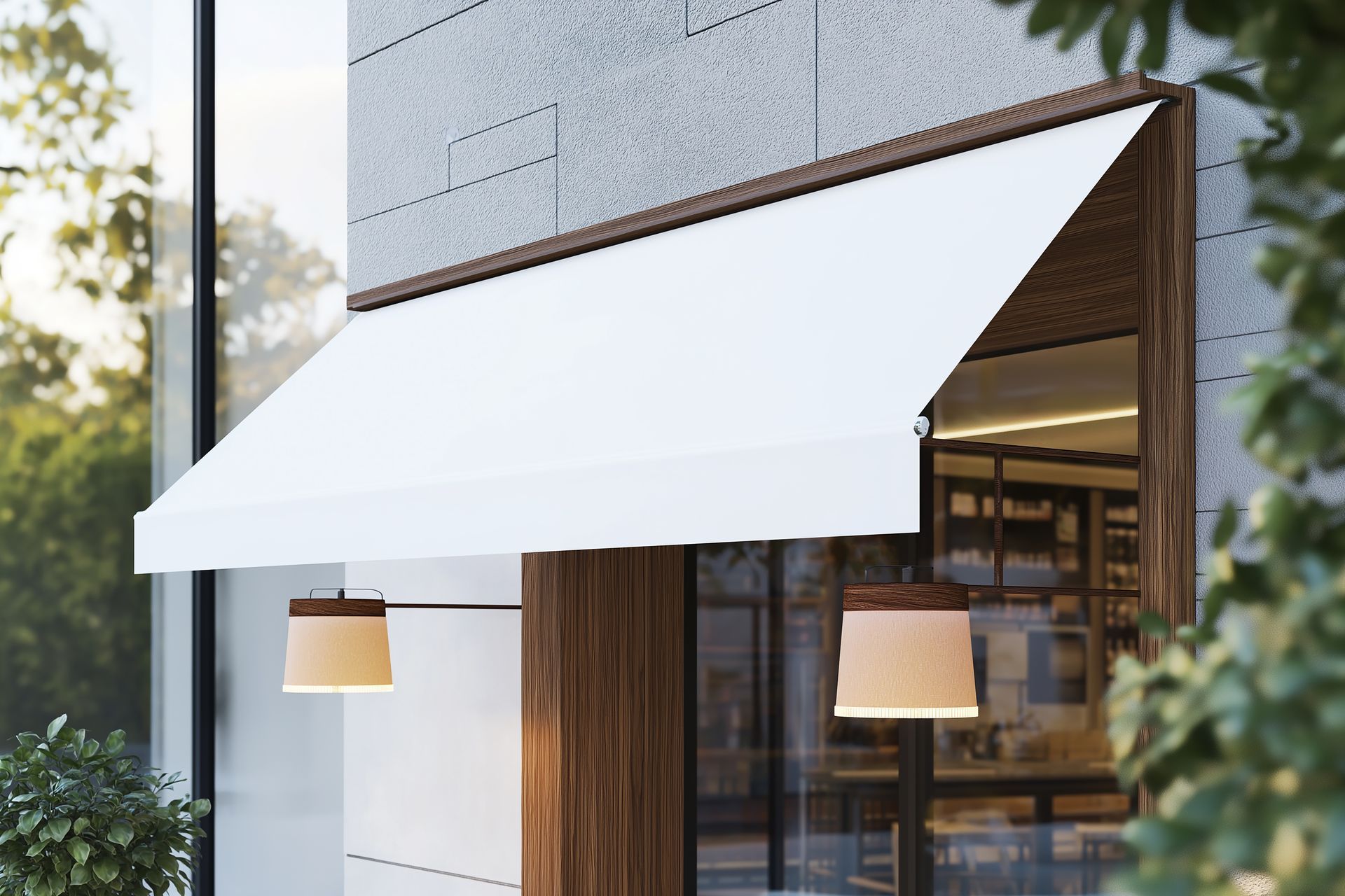 waterproof commercial awning