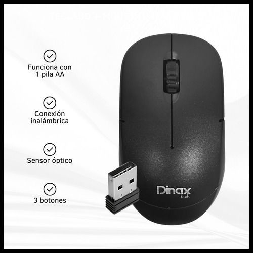Conjunto de teclado y ratón con cable de color negro sobre fondo blanco.