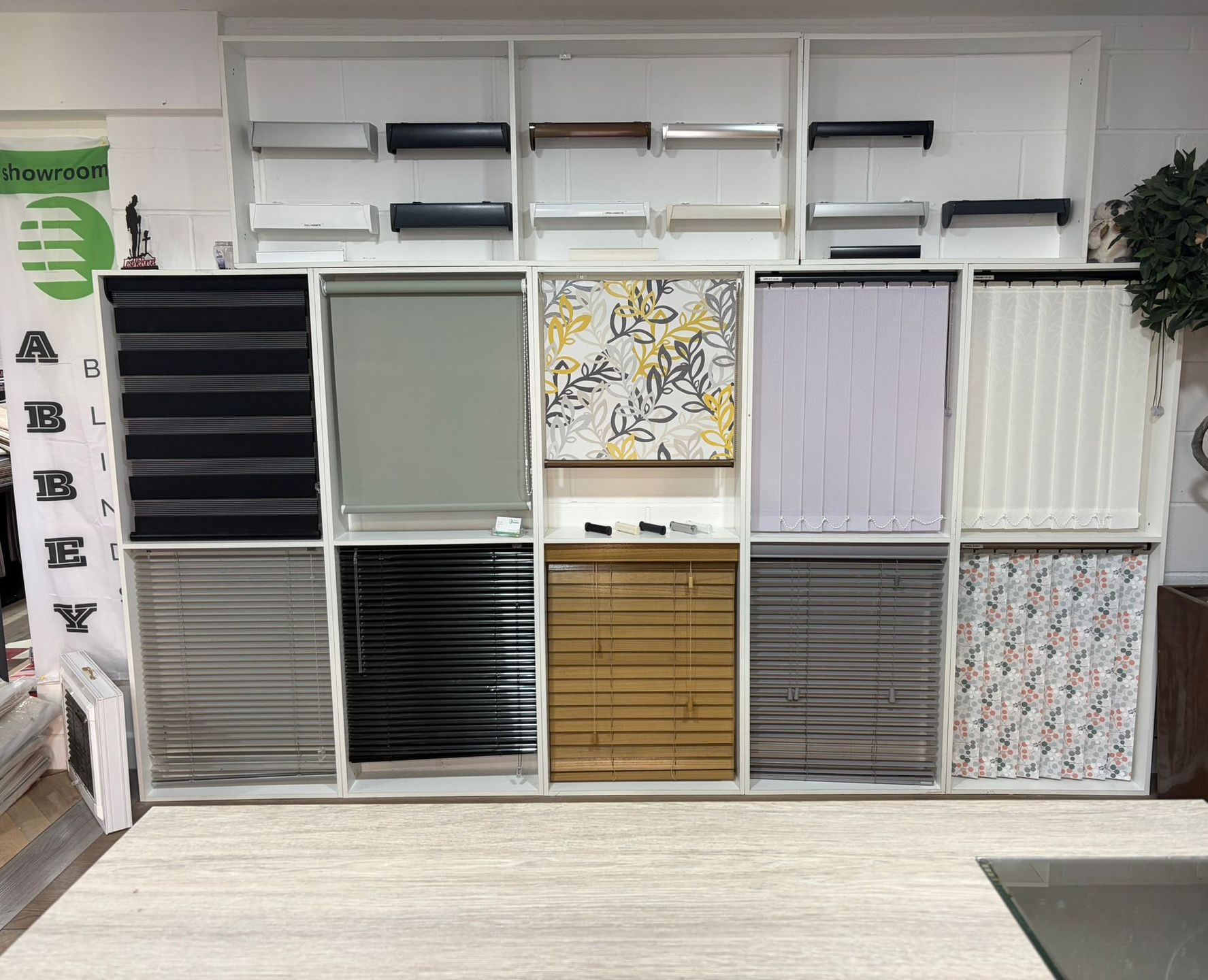 A wide range of roller blinds