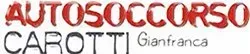 Logo reading “AUTOSOCCORSO CAROTTI” in red and black with “Gianfranca” in gray on a white background