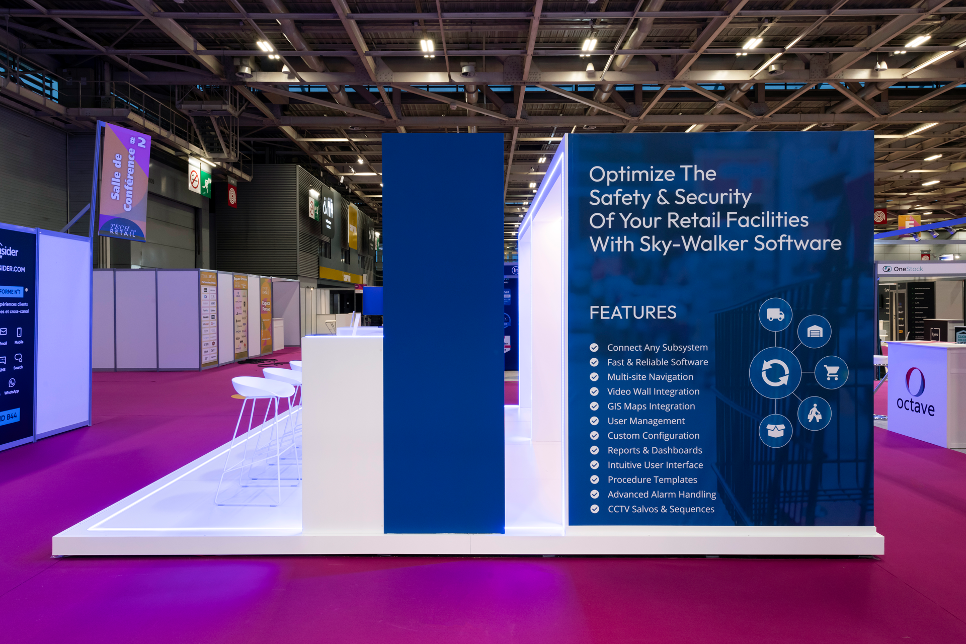 Tech For Retail 2023 - Entelec stand view 2