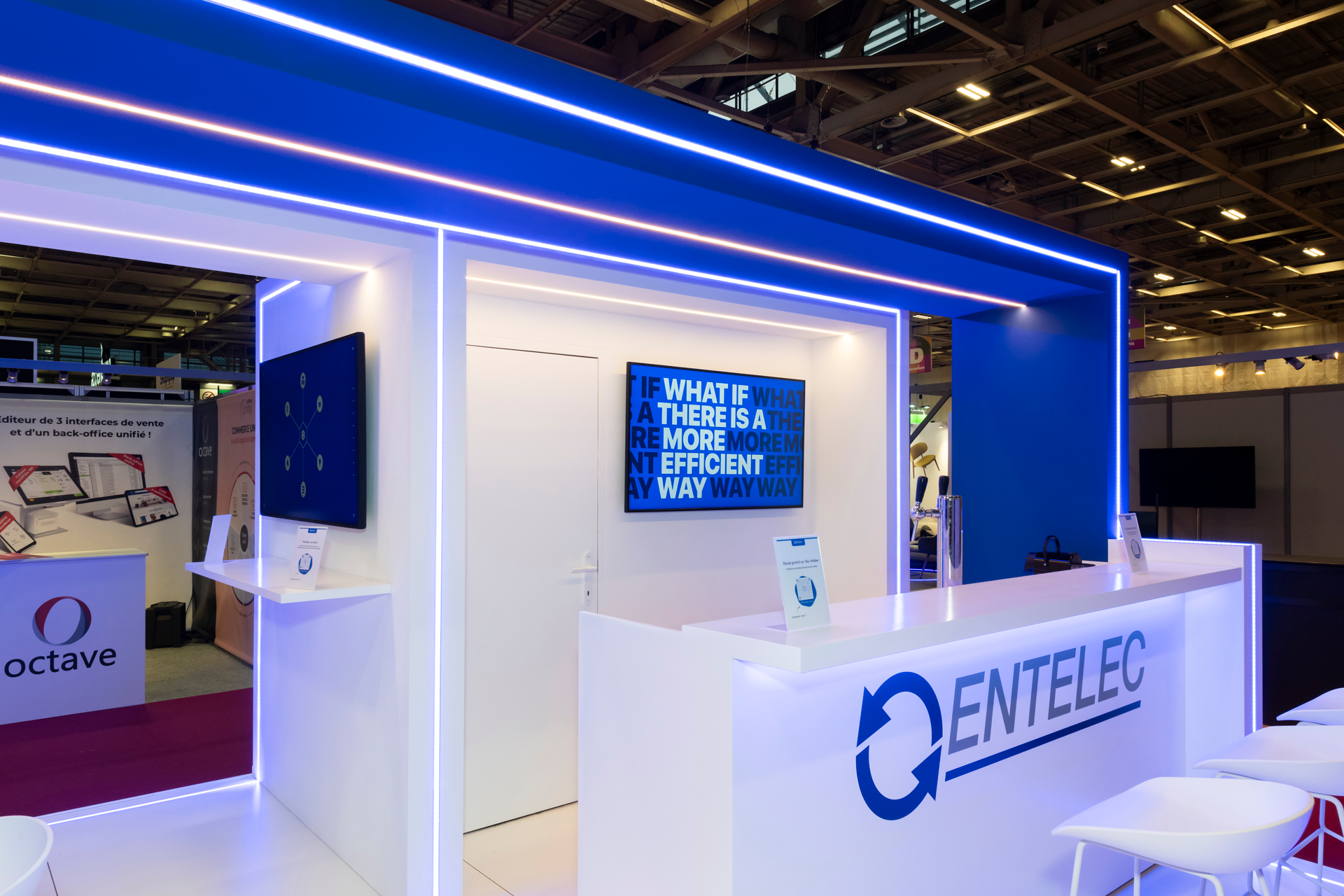 Tech For Retail 2023 - Entelec stand view 4