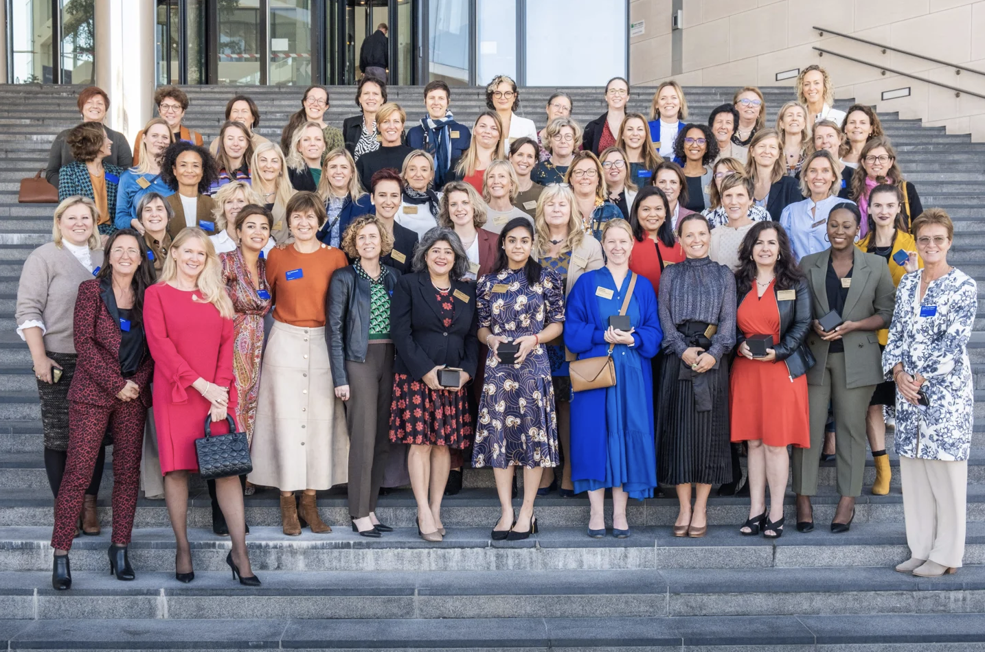 Group photo of the InspiringFifty - CEO Miet Loix Group photo of the InspiringFifty - CEO Miet Loix