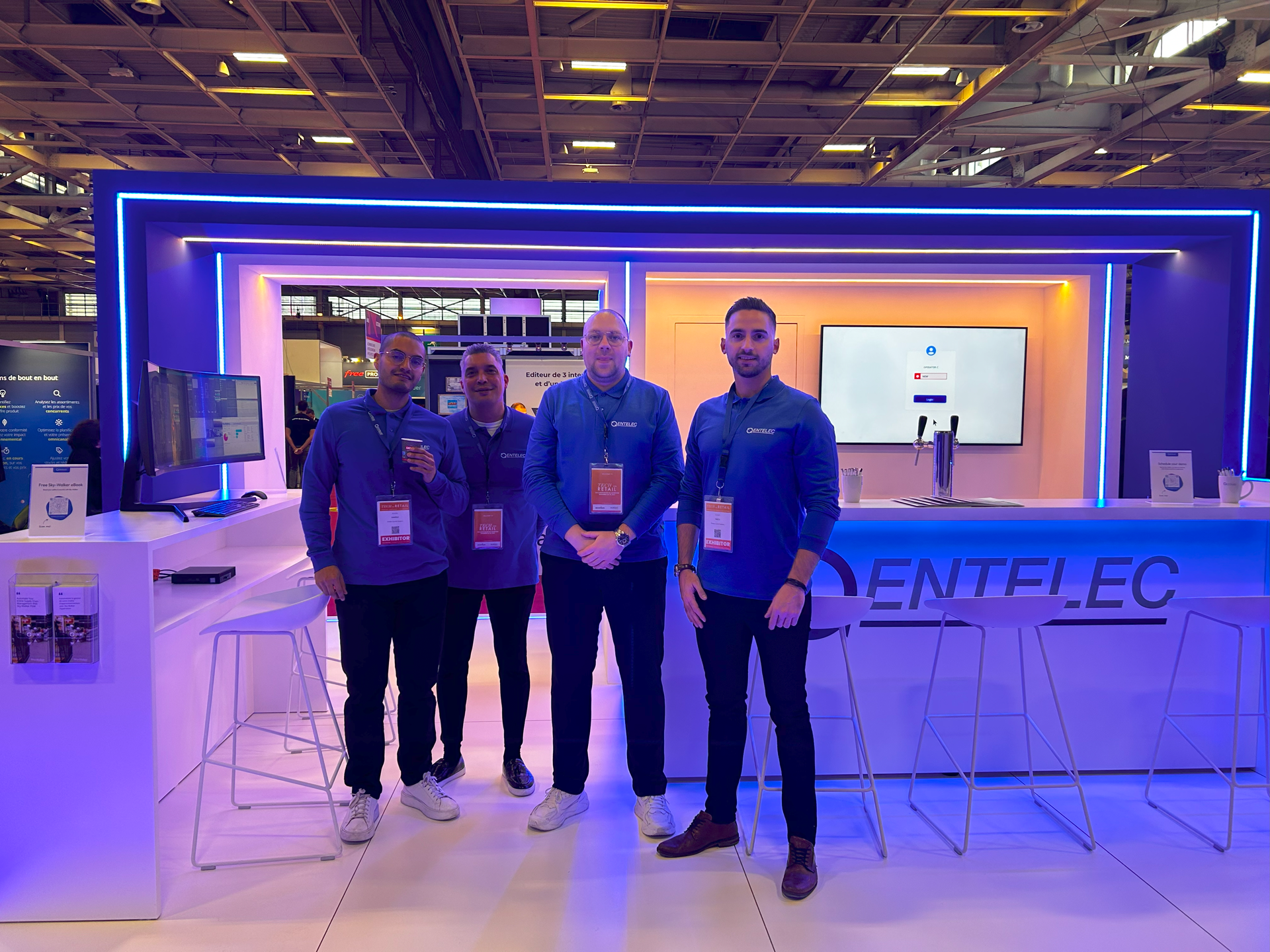Our sales team was there to support all visitors