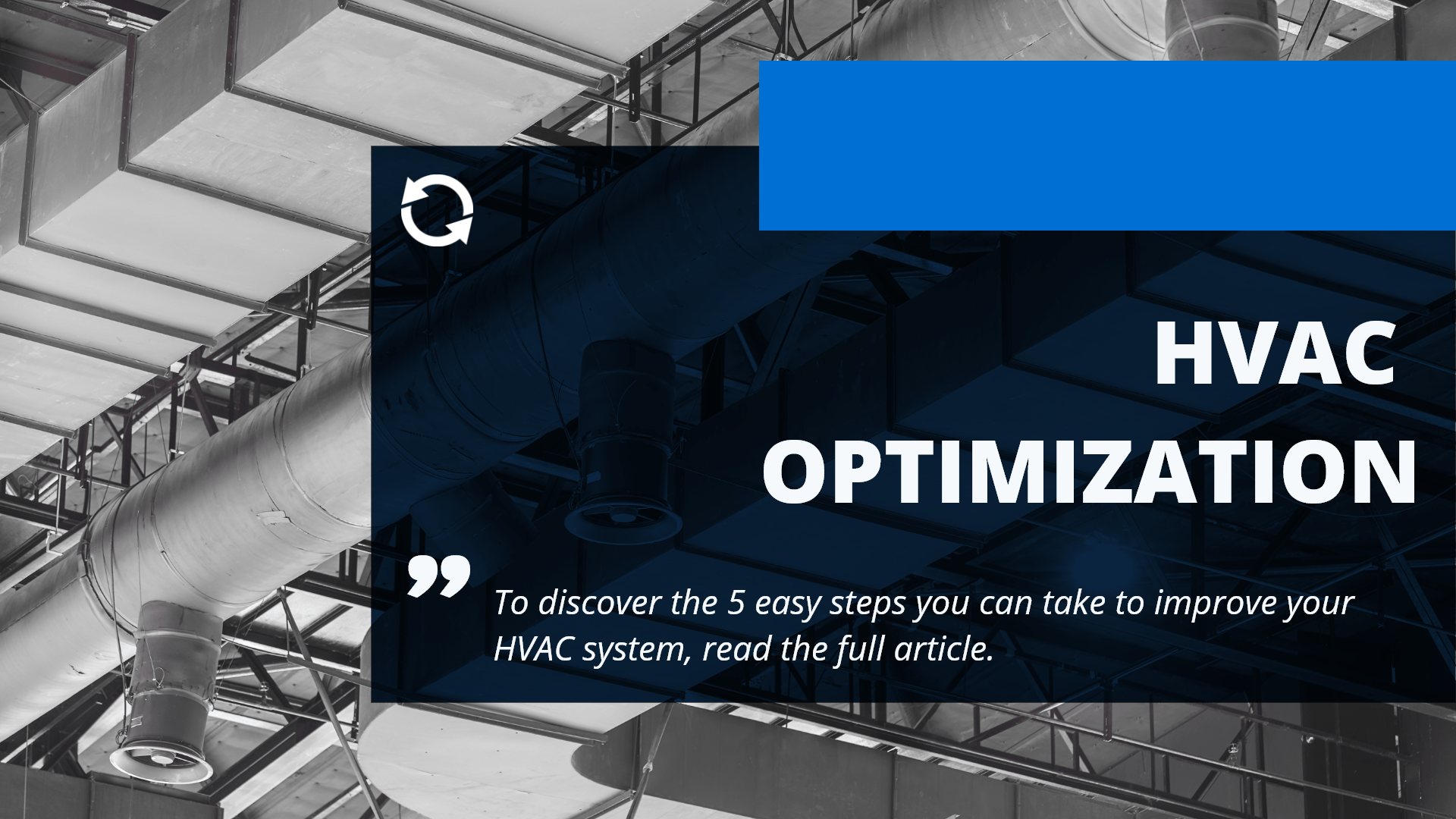 5 Actions To Optimize Your HVAC System