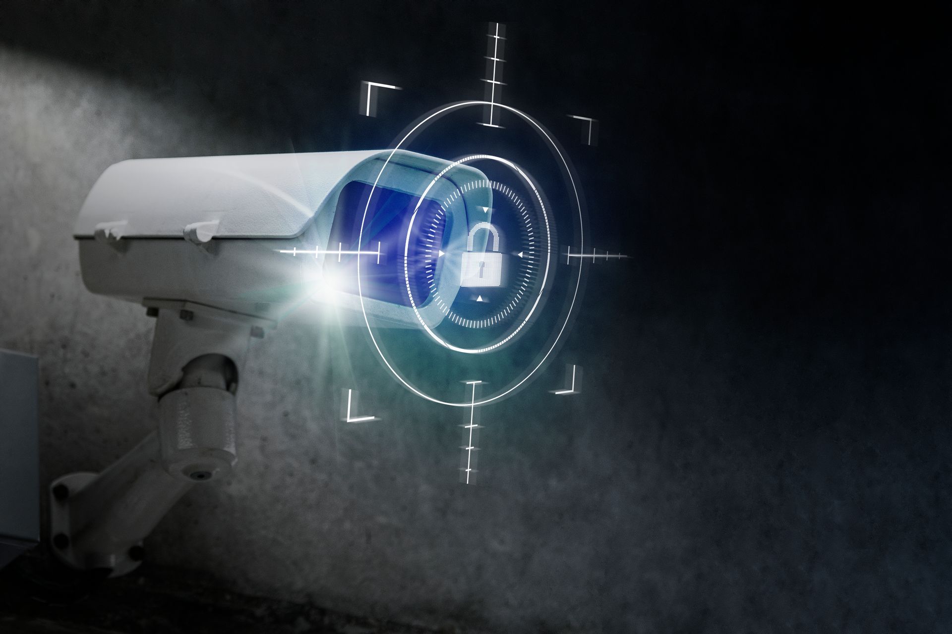 Surveillance camera with digital  cybersecurity and data protection