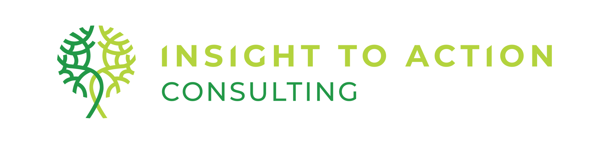 This logo represents Insight to Action's dual focus - its brain aspect represents the insight and support we provide. The logo's tree aspect represents our commitment to sustainability - in nature and in practice.