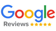 Google Reviews logo with five gold stars