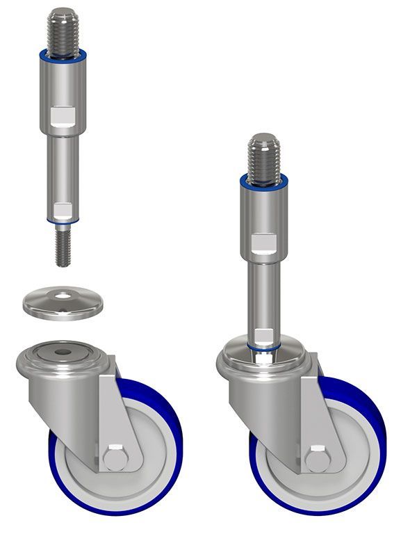 SUPPORT FOR WHEEL